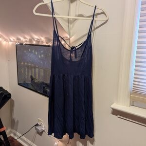 Ambiance Navy Blue Mini Dress